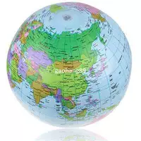 -1 14 inflatable earth world globe map ball geography toy