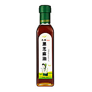 农家自榨纯正纯黑芝麻油250ml