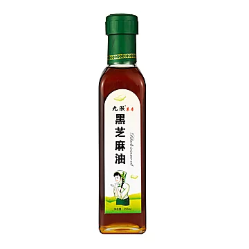 农家自榨纯正纯黑芝麻油250ml