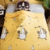 Đồ tạo tác Hàn Quốc đôi khách sạn khăn trải giường bằng vải bông du lịch khách sạn qua túi ngủ bẩn người lớn du lịch cầm tay - Túi ngủ Túi ngủ