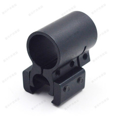 Держатель фонарика для велосипеда 铝合金激光夹子手电夹具19mm管夹 燕尾瞄准镜