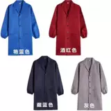 Весенние и осенние полиэфирные длинные модели шелковых моделей установлены грязные вентиляторы камуфляж