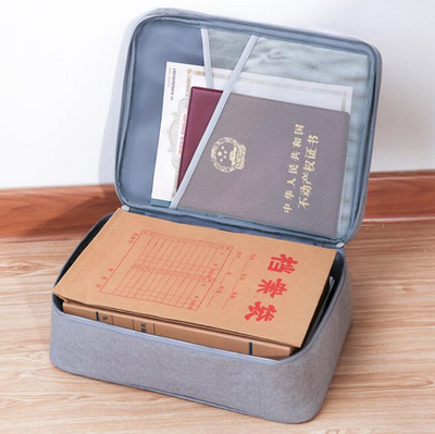 Túi lưu trữ tài liệu gia đình hộp dung lượng lớn tài khoản hộ chiếu này đặt hóa đơn quan trọng túi tài liệu hộp đa chức năng - Túi thông tin xác thực Túi thông tin xác thực