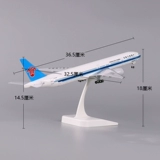 Конструктор, реалистичный самолет, авиалайнер, модель, китайский боинг, масштаб 1:200