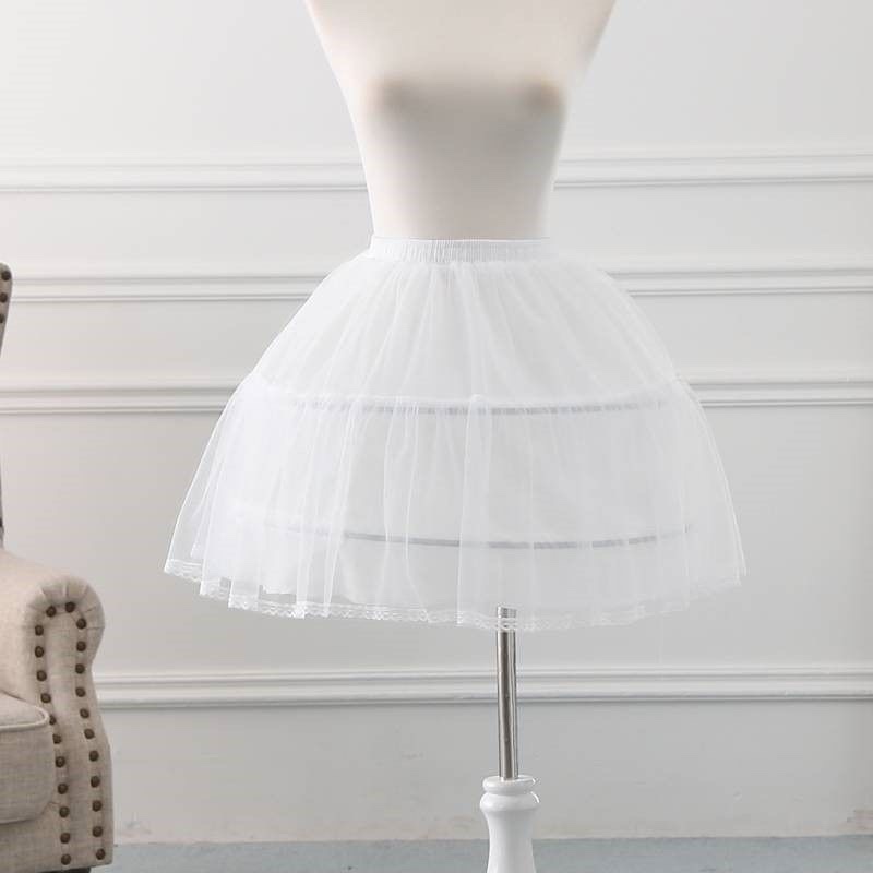 Children's Adult Daily Skirt 42cm Skirt Lolita Puff Skirt Girl's Dress Lolita Performance Petticoat