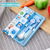 Ding Dang Spoon+цветочный палочка для еды (квадрат)