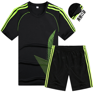 Thể thao mới phù hợp với nam giới mùa hè thường chạy T 桖 áo sơ mi ngắn tay khô nhanh thể dục thể thao quần áo lỏng lẻo và thoáng khí