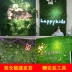 Nhà máy mô phỏng tường cây xanh tường trang trí nền giả cỏ nội thất cửa nhựa hoa cỏ tường treo hình ảnh tường - Hoa nhân tạo / Cây / Trái cây cây hoa anh đào giả Hoa nhân tạo / Cây / Trái cây