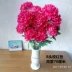 Mô phỏng Hoa mẫu đơn 3 đầu 5 đầu 8 bó hoa giả phòng khách sàn nhà trưng bày hoa nhựa nụ hoa khô hoa trang trí hoa - Hoa nhân tạo / Cây / Trái cây Hoa nhân tạo / Cây / Trái cây