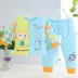 Trẻ sơ sinh cotton đồ lót lớn màu đỏ sinh ra đầy đủ mặt trăng quần áo cotton tóc bé mùa thu quần áo phù hợp với bộ quần áo mùa thu nhà sư - Quần áo lót thời trang trẻ em hàn quốc Quần áo lót