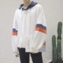 2018 Hồng Kông gió áo len nam đầu đội mũ trùm đầu thủy triều sinh viên Hàn Quốc phiên bản khâu người đàn ông mới của mùa xuân thời trang thể thao áo khoác áo hoodie nam form rộng