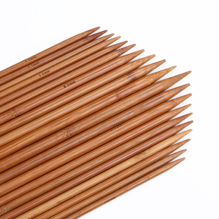 36cm长 国标毛衣针 碳化竹针毛线直针棒针 套装编织围巾帽子工具