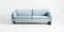 2020 bầu trời xanh vải sofa bài hiện đại tối giản đôi sofa ánh sáng sang trọng ba sofa studio sofa nhỏ - Ghế sô pha
