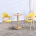 Ghế trà sữa ghế ăn nhanh bàn ăn nhanh và ghế kết hợp net đỏ bàn cafe đơn giản rèn sắt đồ nội thất tươi - FnB Furniture