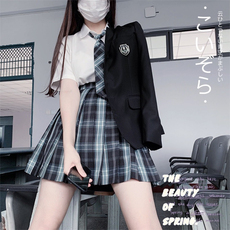 ДК/ДК/школьной формы, потому что 一叶町 原创jk制服裙【黑鸦高校