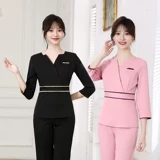 Демисезонный комбинезон, элитный комплект, для салонов красоты