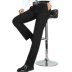 Mùa thu và mùa đông quần nam dày kinh doanh bình thường quần lụa nóng nam thẳng váy đen phù hợp với quần quần dài kaki nam Suit phù hợp