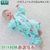 Túi ngủ cho bé kiểu khóa kéo xẻ chân chăn chống đá cho trẻ em mùa thu đông dày dặn nam nữ pyjama nhung san hô một mảnh - Túi ngủ / Mat / Gối / Ded stuff