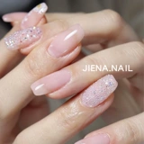 Брендовый лак для ногтей для маникюра, украшение для ногтей, блестки для ногтей для ногтей, легкий роскошный стиль, популярно в интернете, инкрустировано бриллиантами