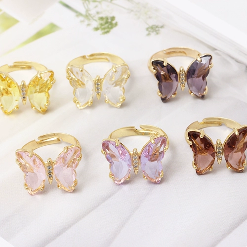 Tide, сиреневое модное небольшое дизайнерское кольцо, изысканный стиль, популярно в интернете