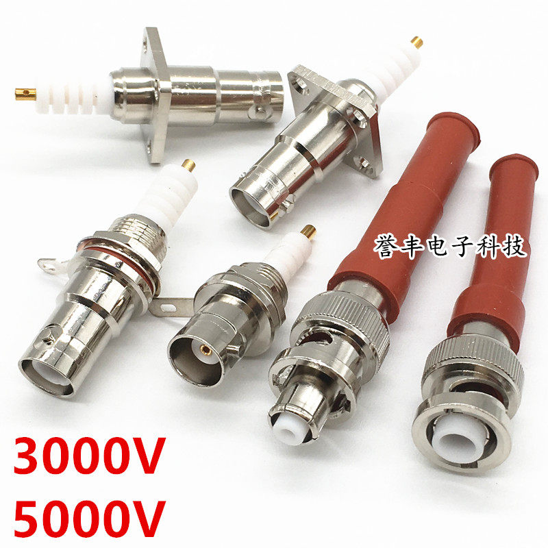 Áp lực cao BNC đầu 5000V phích cắm 3000V Square Disk FLANGE SEAT SEAT