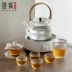 Yaji GM-308 Bộ pha trà Yaji điện đơn giản Máy làm trà bằng gốm điện Bếp điện từ mini nhỏ Đầu đốt văn phòng tại nhà - Bếp cảm ứng