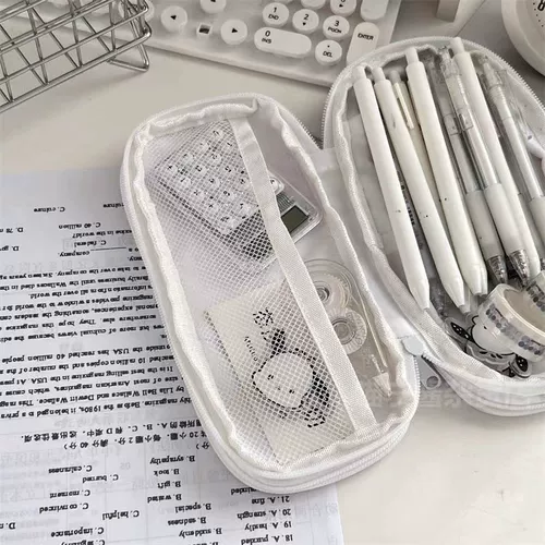 Японский милый пенал, вместительная и большая многослойная сумка для хранения для школьников