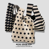 Классическая трикотажная сумка через плечо, портативный жилет