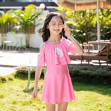 Детский купальник, наряд маленькой принцессы для школьников, подходит для подростков, в корейском стиле, в западном стиле