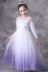 Aisha Princess Dress Cô gái Frozen 2 Màu trắng Aisha Princess Dress Trẻ em Aisha Birthday Dress Summer - Váy