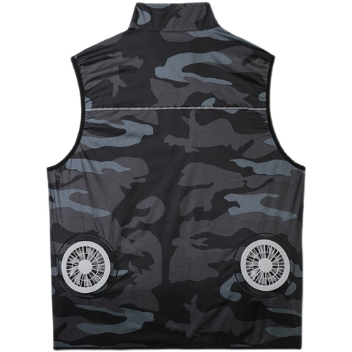 Летний охлаждающий жилет, вентилятор, дорожная одежда для защиты от солнца для рыбалки