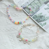 Ожерелье ручной работы из жемчуга, милый чокер, аксессуар, шарф, делается под заказ