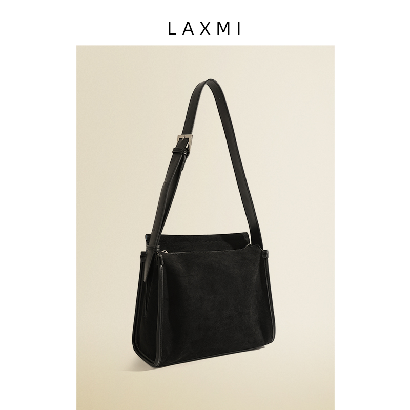 LAXMI autumn and winter new matte texture tote bag large capacity bag women's casual shoulder commuter crossbody bag