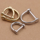 Защитный металлический брелок из нержавеющей стали, защитная застежка