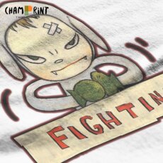 电竞t恤 men's yoshitomo nara fighting t