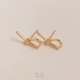 Серьги, дизайнерский аксессуар, аксессуары, серебро 925 пробы, 14 карат, золотой цвет, DIY