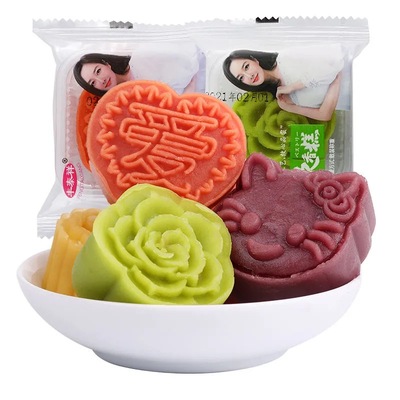 绿豆糕老式正宗绿豆饼糕点点心网红糕点250g早餐食品绿豆饼