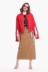 3 miếng giảm giá 30% Ou Shili dây kéo mùa thu xếp li cotton áo khoác đồng phục bóng chày nữ 1GY1041670 - Bông áo phao parka nữ Bông