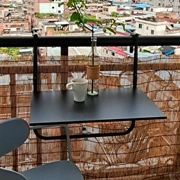 Treo bệ cửa sổ gấp bàn lan can ban công treo bàn nhà hiện đại bình thường bàn ăn thanh treo tường để bàn treo