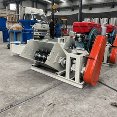 Литьевая машина 液压泡沫粉碎冷压一体机 废旧聚氨酯造块机 350型可移动eps冷压机