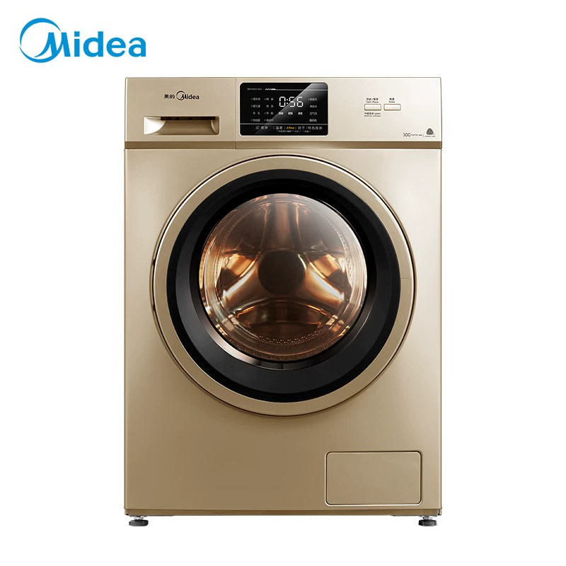 Máy giặt lồng ngang Midea  Midea MD100V31DG5 hoàn toàn tự động chuyển đổi tần số 10 kg tích hợp giặt và sấy gia dụng - May giặt