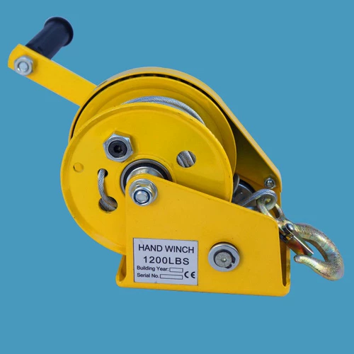 Самоалзам -тип -раздробленное ручное ручное ручное встряхивание ролика с тормозами со стальным проволочным крючком ручной машины