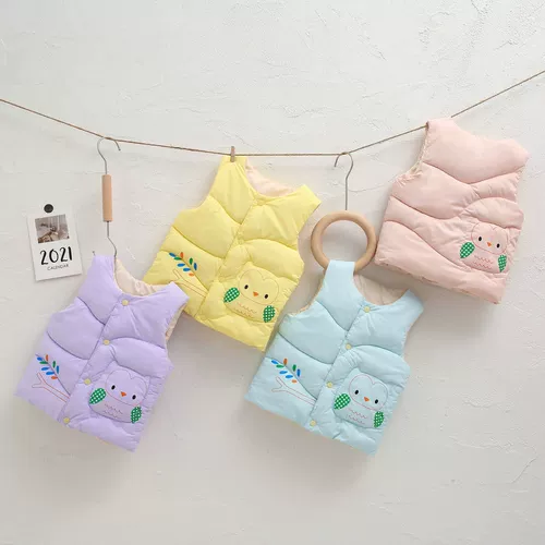 Детский жилет для мальчиков, демисезонный пуховик для раннего возраста с пухом