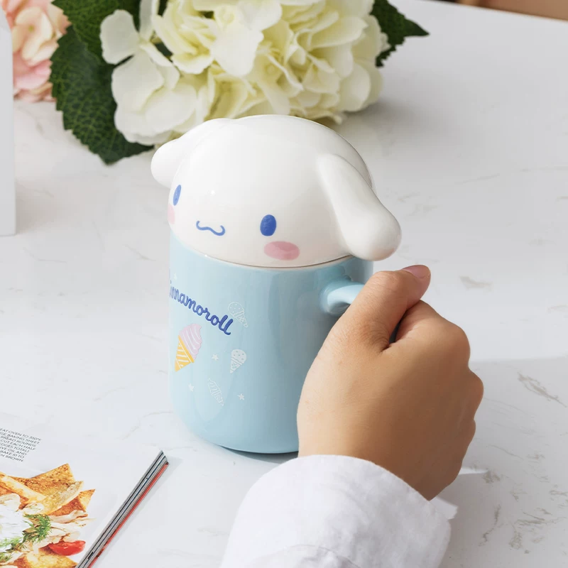 Hellokitty с керамической чашкой в форме чехла милый Sanrio водяная чашка