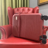 Красный праздничнный чемодан, 24 дюймов, 20 дюймов