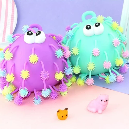 Мигающая маленькая интеллектуальная игрушка, со снежинками, антистресс