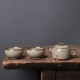 ấm ủ trà Xiang Shihao được lưu truyền lò đá anh em nứt mở mảnh cổ phong cách Trung Quốc miệng lớn súng thép nhỏ ấm trà gốm nồi đơn Hanwa ly thủy tinh uống trà