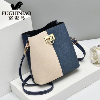 超火小包包女包新款潮韩版百搭休闲单肩斜挎ins时尚水桶包