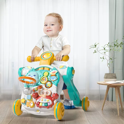 Детские универсальные ходунки, детская коляска, игрушка, защита транспорта, защита от опрокидывания, «три в одном», учит ходить