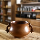 Красная гончарная гончарная горелка, внутреннее предложение ладан